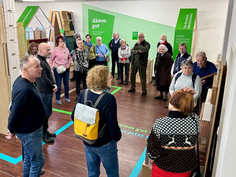 Der Sportverein 1860 zu Besuch im Klima Bau Zentrum