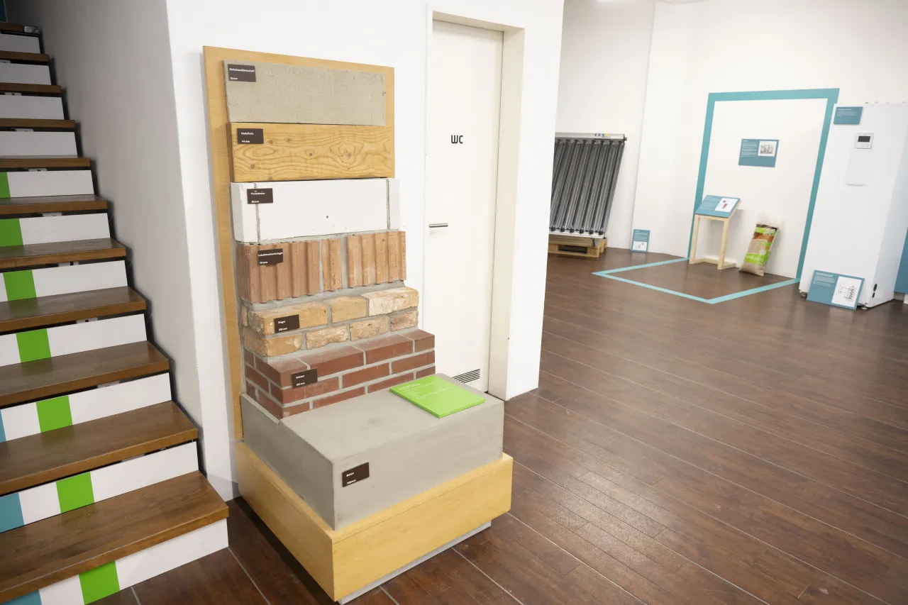 Dämmtreppe im Klima Bau Zentrum