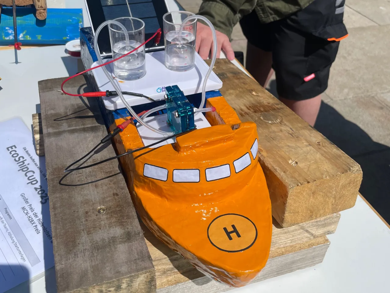 Ein Boot mit Wasserstoffantrieb.