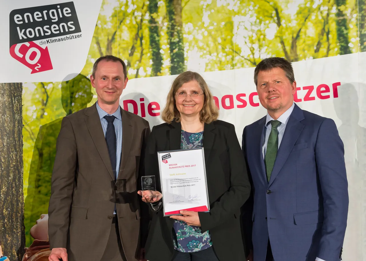 Bremer Klimaschutzpreis 2017 für Steffi Kollmann