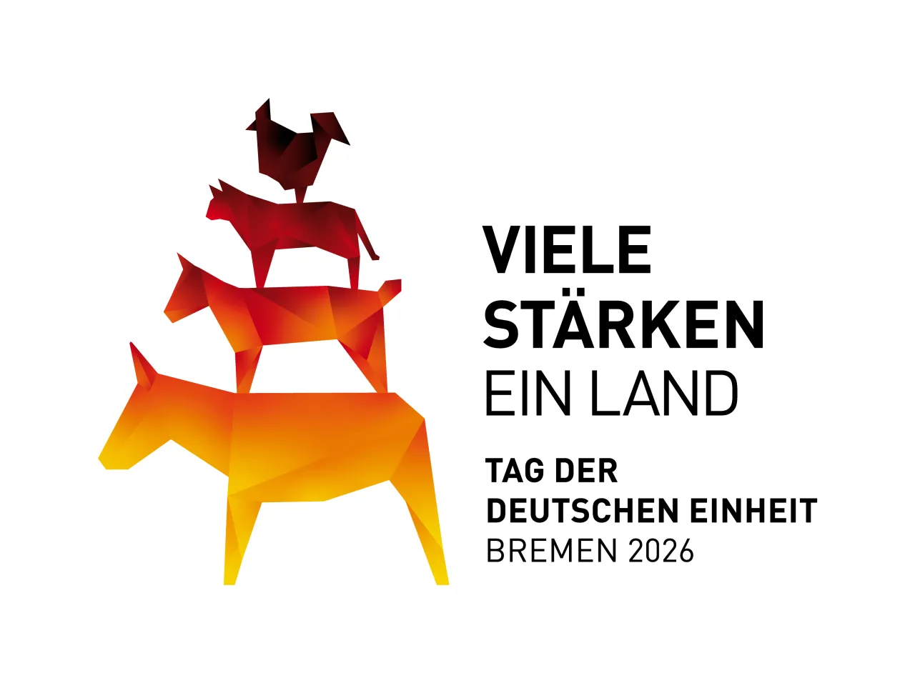 Logo des Tags der deutschen Einheit in Bremen mit dem Motto 