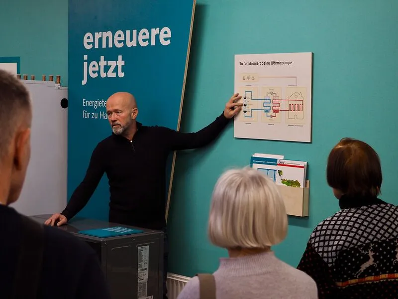 Sportverein 1860 zu Gast im Klima Bau Zentrum