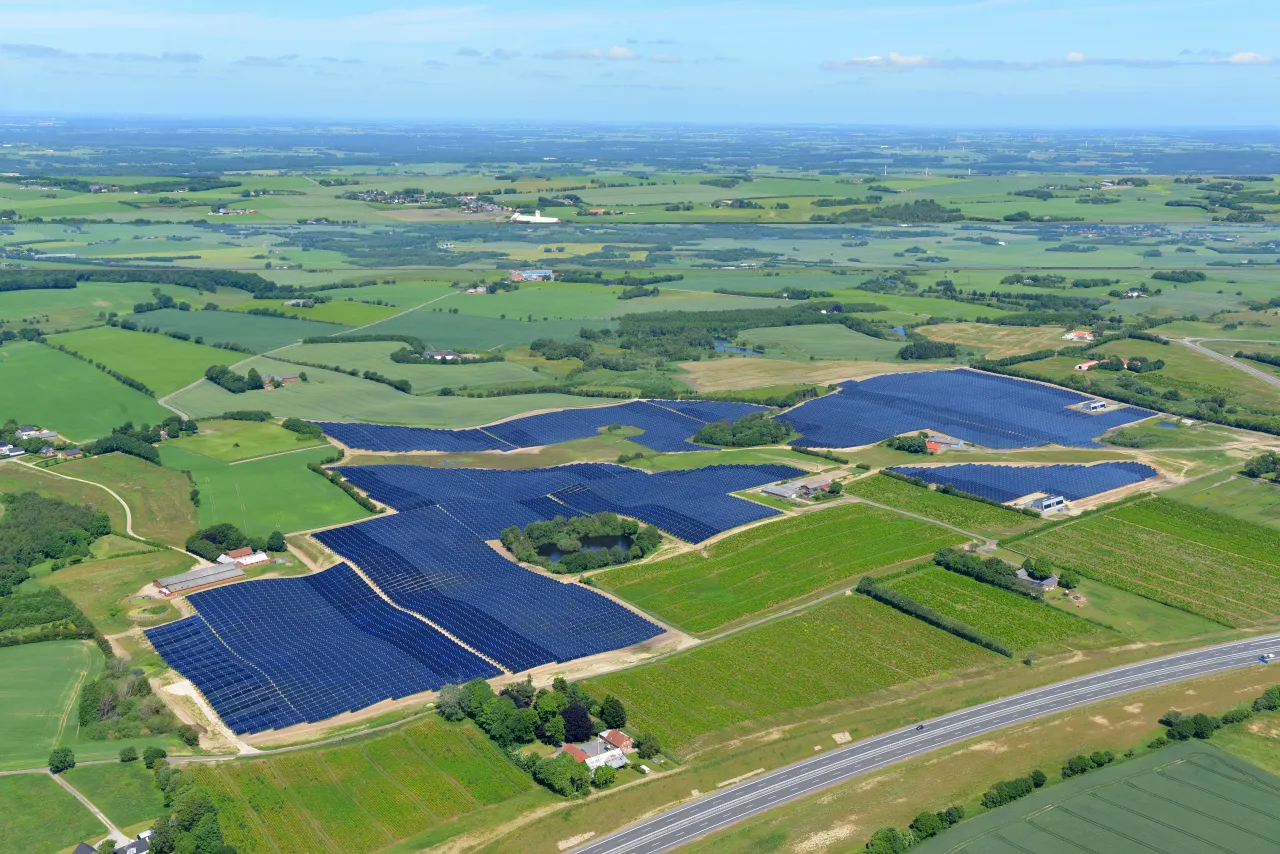 Großflächen-Solarthermie: Silkeborg, Dänemark (Bild Arcon-Sunmark)