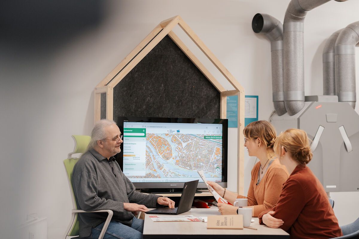 Beratung im Klima Bau Zentrum