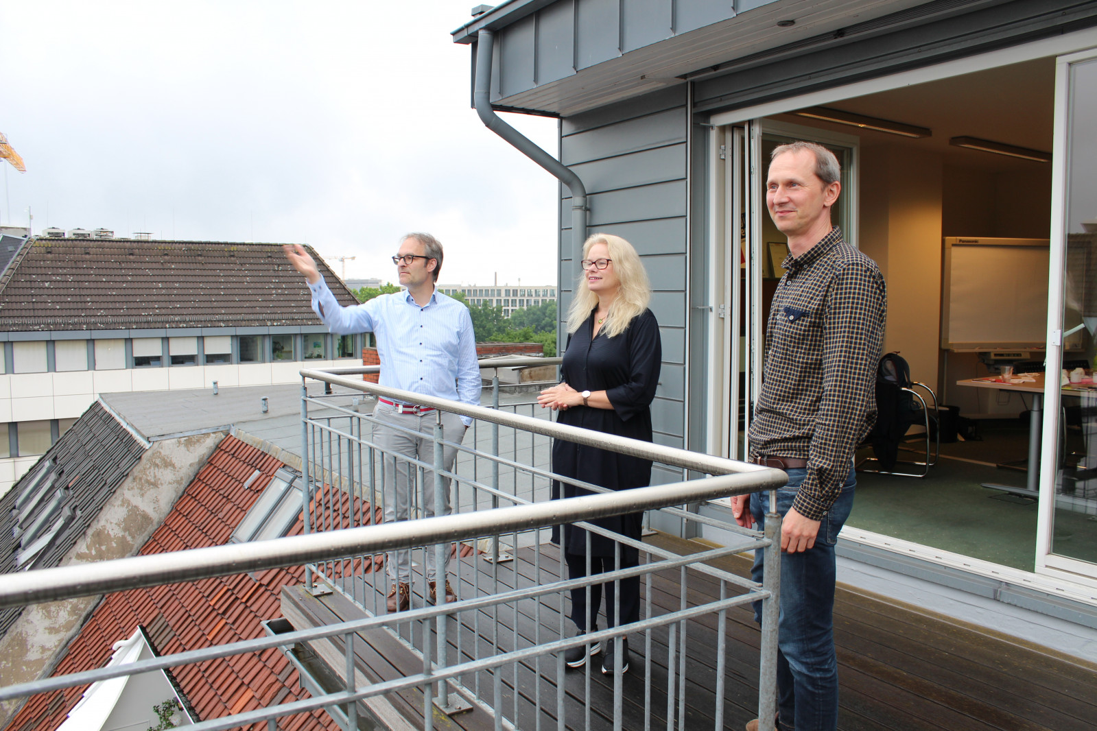 Bundestagskandidatin Kirsten Kappert-Gonther im Gespräch mit Enno Nottelmann und Martin Grocholl