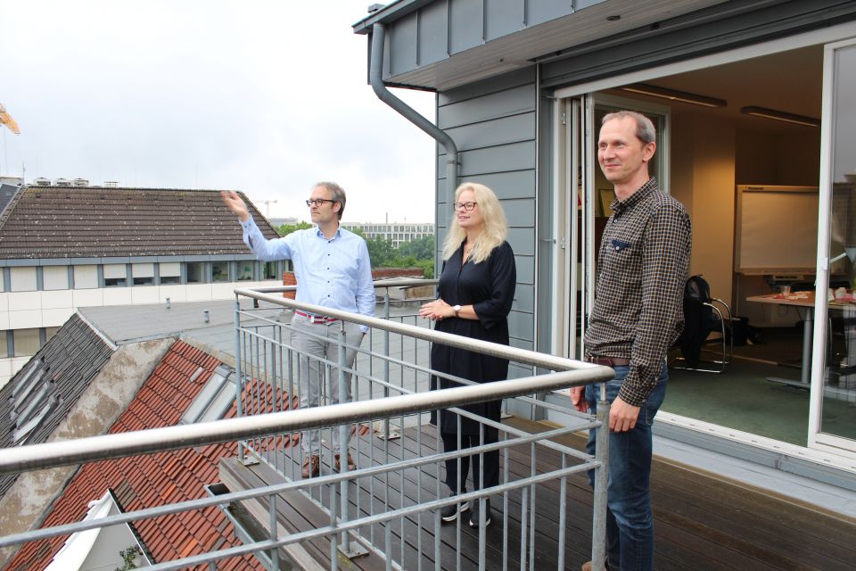 Bundestagskandidatin Kirsten Kappert-Gonther im Gespräch mit Enno Nottelmann und Martin Grocholl