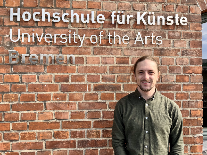Klimaschutzmanager Jasper Rubers von der Hochschule für Künste Bremen