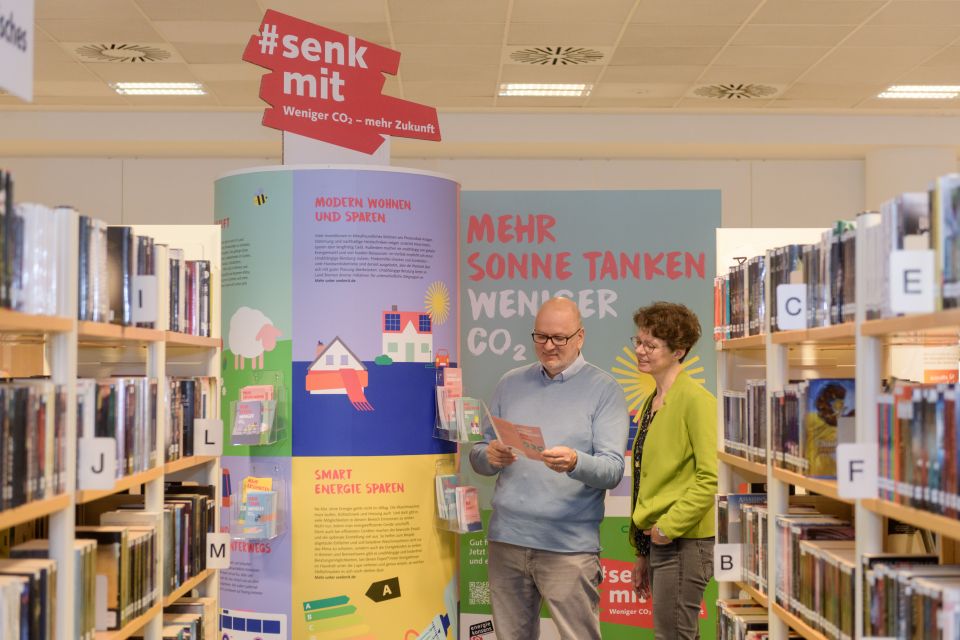 #senkmit Ausstellung in der Stadtbibiothek Bremerhaven