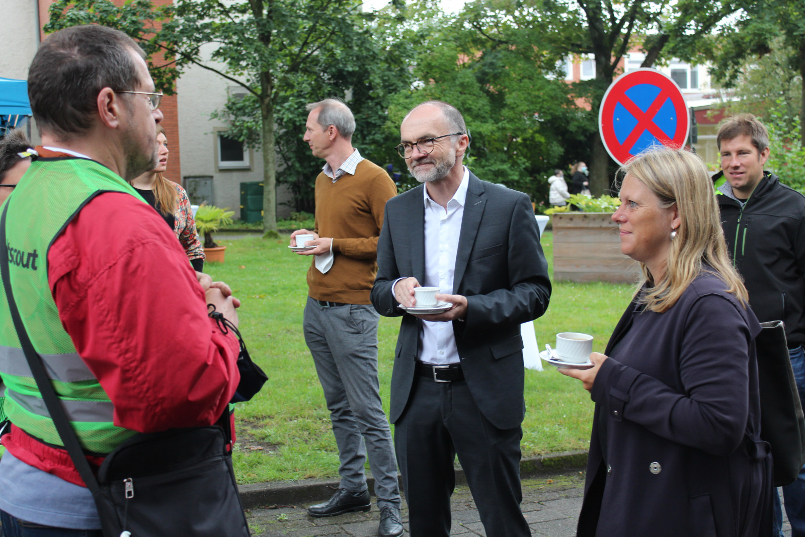 Maike Schaefer zu Besuch im integrativen Klimaquartier Buntentor