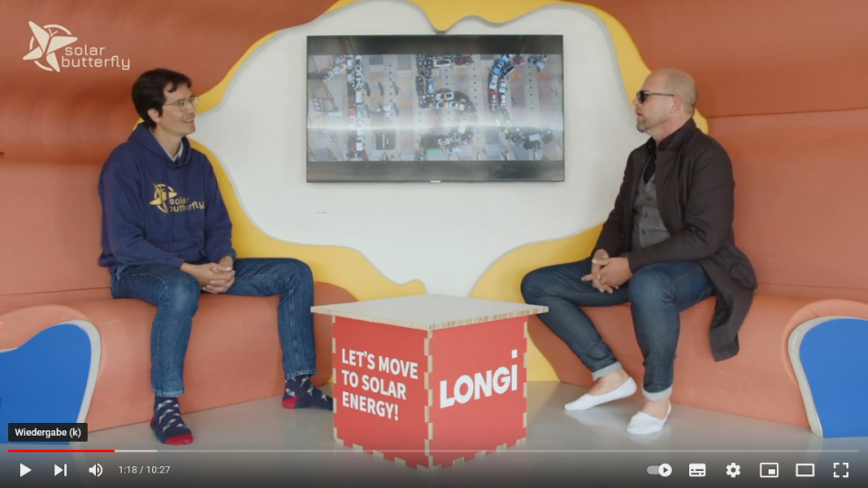 Interviewsituation: Stefan Kratz und Michael Lorenz