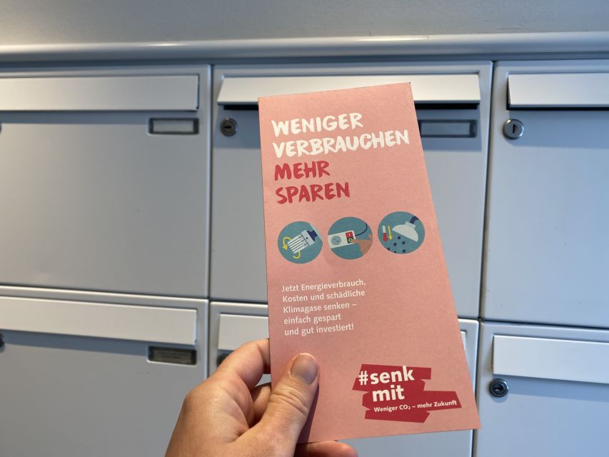 Faltblatt Weniger verbrauchen, mehr sparen
