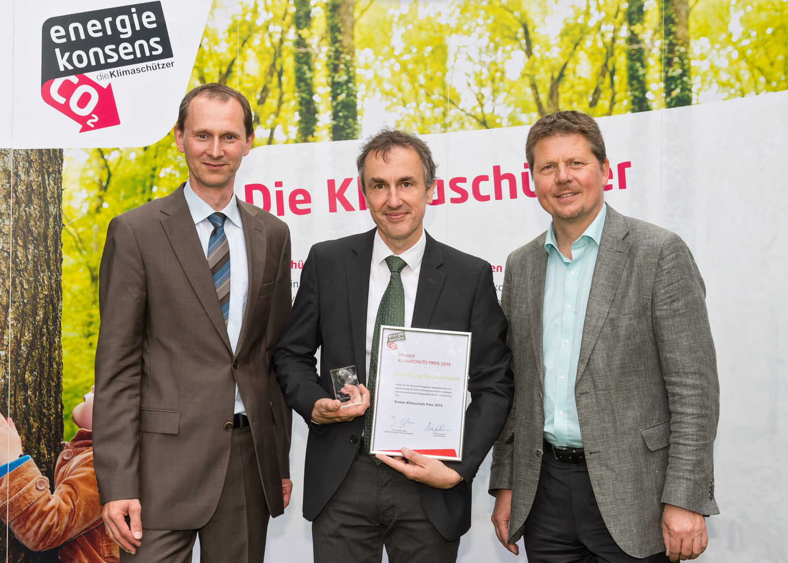 Klimaschutzpreisträger 2015 ist Rolf-Peter Strauß
