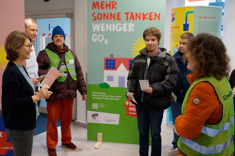 Klimaschutz-Ausstellung #senkmit zu Gast in der Werkstatt Bremen