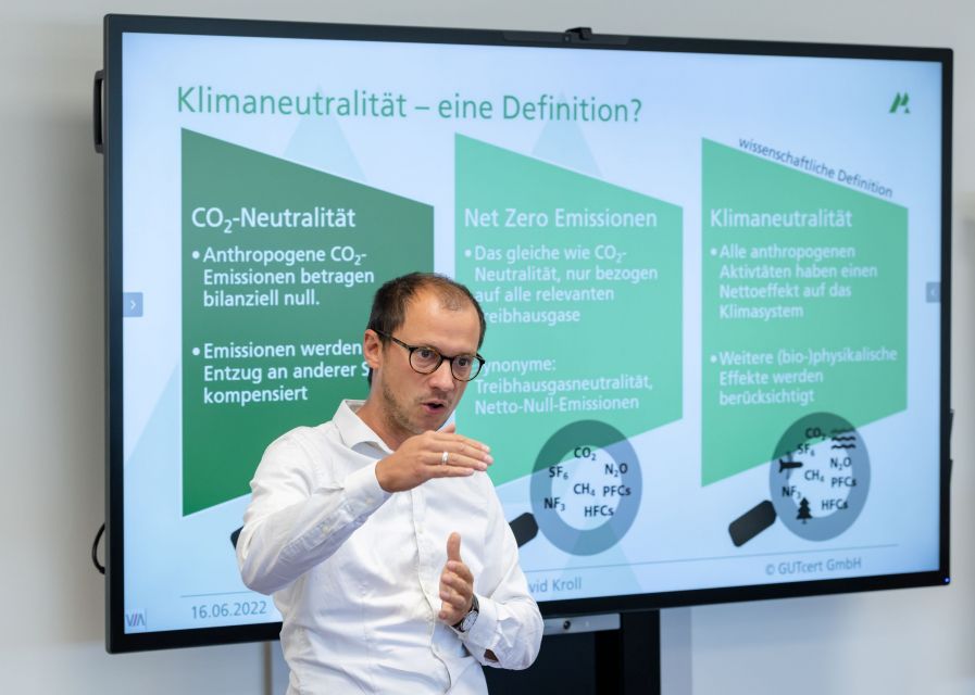 Referent David Kroll von GUTcert