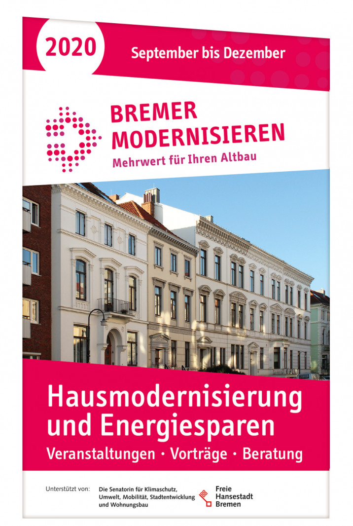 Bild Veranstaltungsprogramm Bremer Modernisieren September bis Dezember 2020