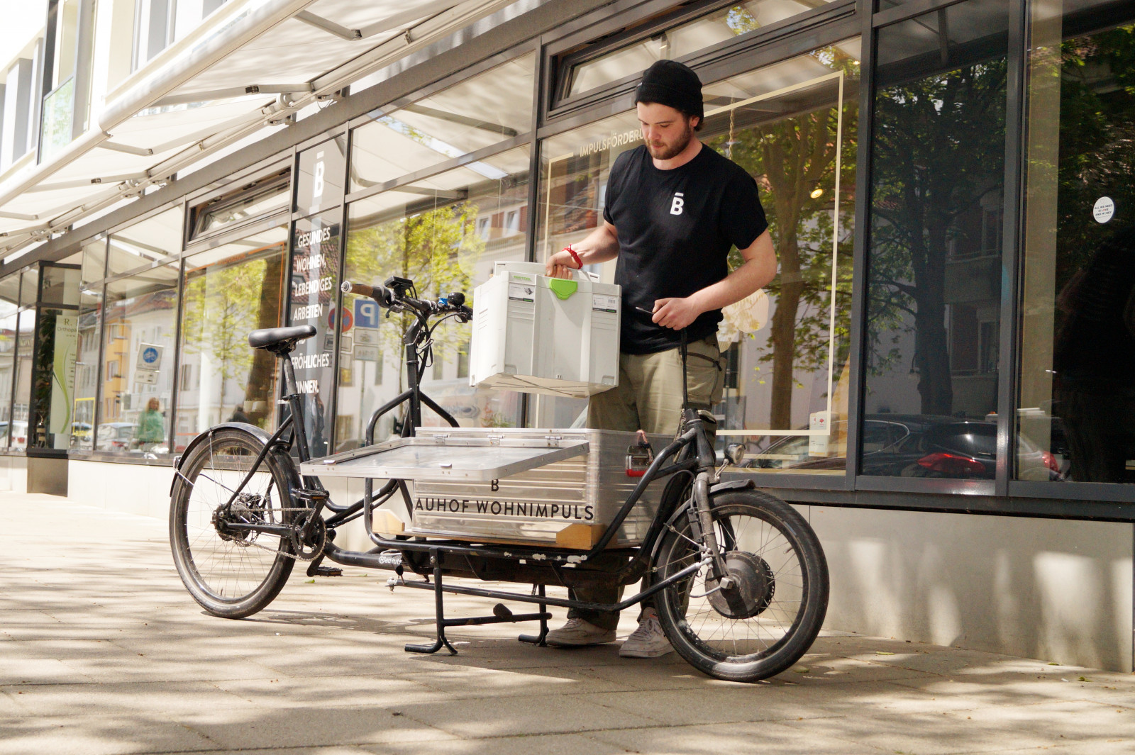 E-Lastenrad Bauhof Wohnimpuls
