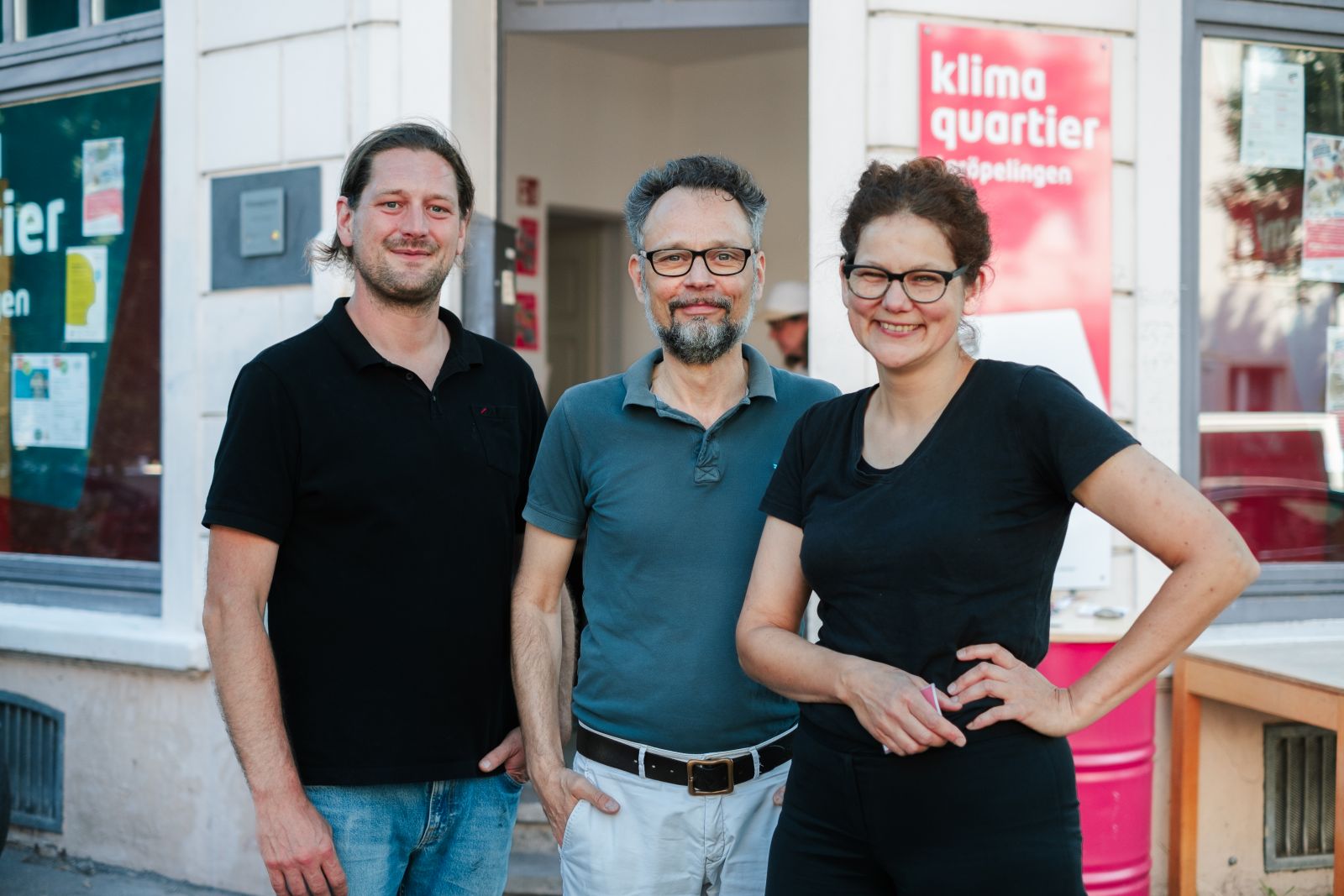 Teamfoto beim Bergfest des Klimaquartiers Gröpelingen