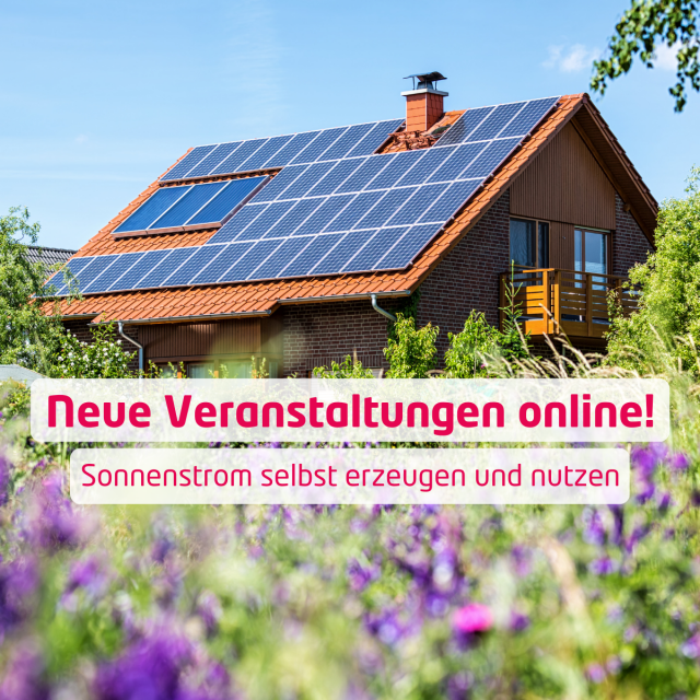 Haus mit Solaranlage
