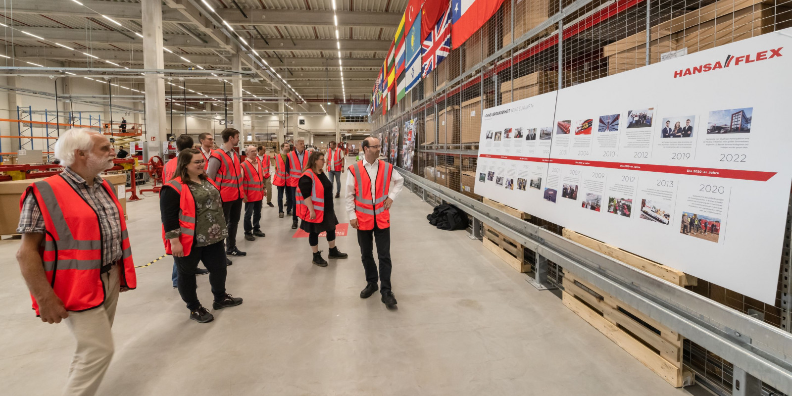 Rundgang bei der HANSA-FLEX AG