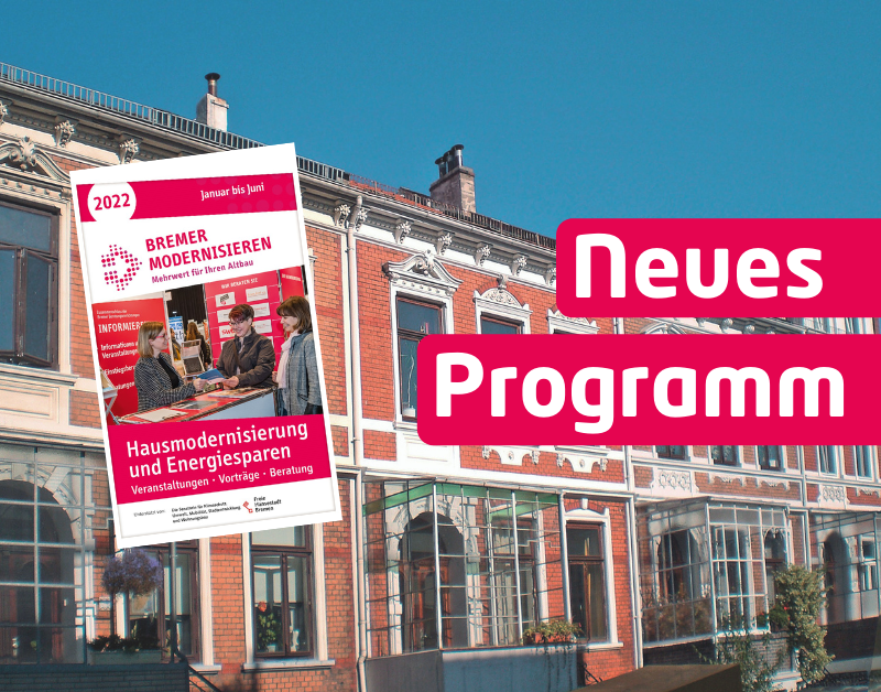 Titelbild Bremer Modernisieren Veranstaltungsprogramm 2021, 2. Hallbjahr